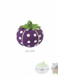 MDC Tomates Porte épingles Pois Violets