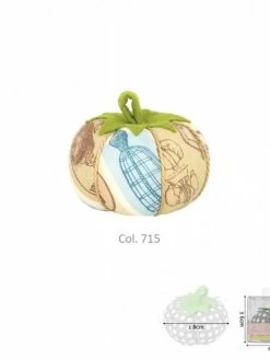 MDC Tomates Porte épingles Vintage Beige Bleu