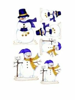 Royal Transfert Rub-on Bonhomme De Neige
