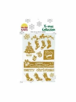 Kars Transfert Rub On Doré Noël