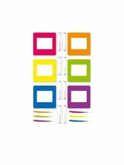 Royal Transfert Rub-on Rétro Fenetre Diapositive