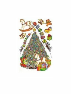 Royal Transfert Rub-on Sapin De Noël