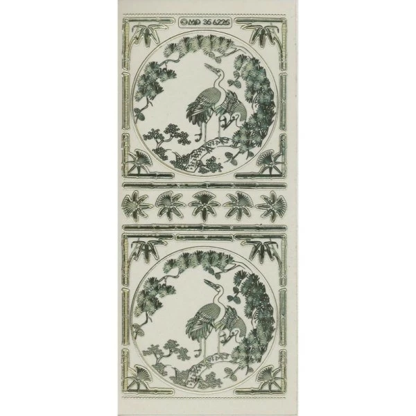 Studio Light Bv Transparent Stickers Double Embossage Oiseau Asie MD356225 Doré 1 Studio Light Bv Transparent Stickers Double Embossage Oiseau Asie MD356225 Doré