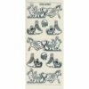 Studio Light Bv Transparent Stickers Double Embossage Traîneau Cheval MD355953 Argenté