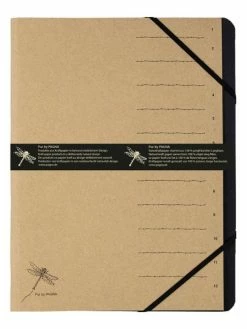 Pagna Trieur "Pur" En Carton - A4 - 12 Compartiments - Naturel