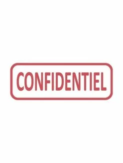 Trodat® TRODAT X-Print "CONFIDENTIEL" 4912 Vert Climatiquement Neutre - Encrage Violet