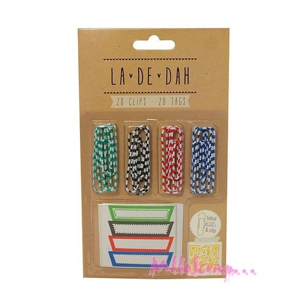 GRANT STUDIO Trombones - 20 Pièces - étiquettes - 20 Pièces 1 GRANT STUDIO Trombones - 20 Pièces - étiquettes - 20 Pièces