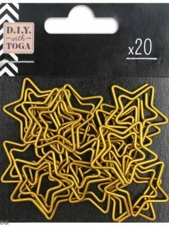 Draeger By Toga Trombones Étoile Dorée - 2,5 Cm - 20 Pcs