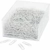 Wedo Trombones Plastifiés - Par 1000 - 27 Mm - Blanc