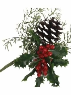 Czech Beads Exclusive Twig Avec Pomme De Pin, De Noël De La Ferme, Des Décorations De Noël, Art De Noël, Seizis, Décoratio