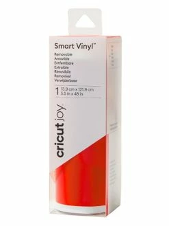 Vinyle Amovible Rouge Mat 121,9 X 13,9 Cm - Cricut Joy