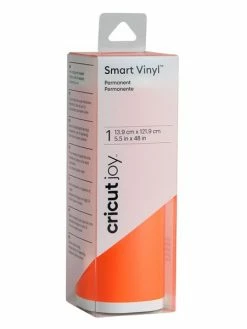 Vinyle Permanent Orange 121,9 X 13,9 Cm - Cricut Joy