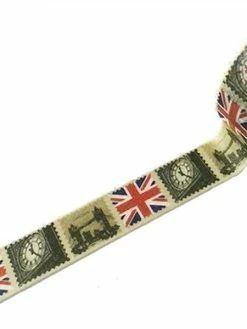 MAPIERRINE Washi Tape Masking Tape Ruban Adhésif Scrapbooking 3 Cm VINTAGE MONUMENT INTERNTIONALE