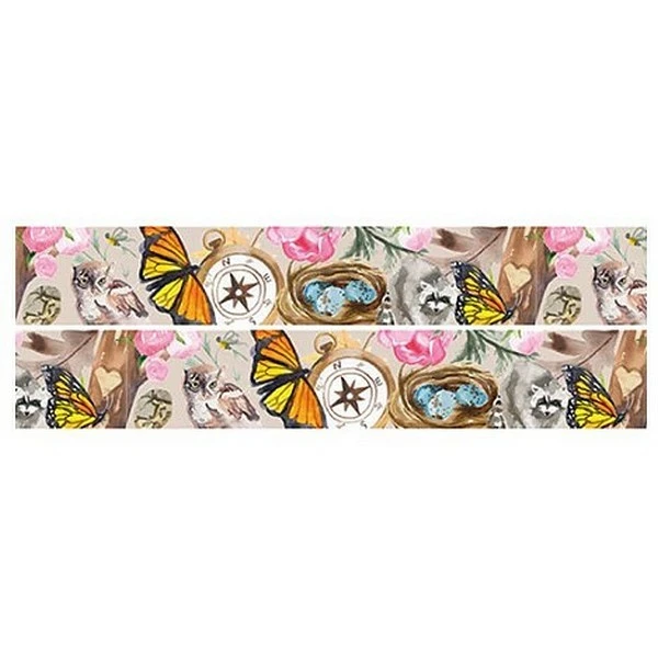 MAPIERRINE Washi Tape Masking Tape Ruban Adhésif Scrapbooking 3 Cm VINTAGE PAPILLON FLEUR 1 MAPIERRINE Washi Tape Masking Tape Ruban Adhésif Scrapbooking 3 Cm VINTAGE PAPILLON FLEUR