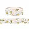 MAPIERRINE Washi Tape Ruban Adhésif Scrapbooking 1,5 X 9 M MARGUERITE