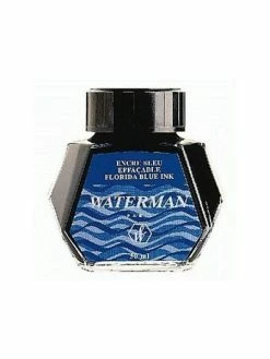 Waterman - Flacon De 50ml D'Encre Bleue Effaçable