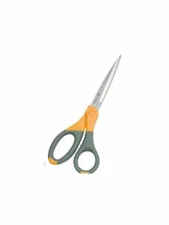 WEDO - Ciseaux TITANE Plus, Pointu, Longueur : 215mm, Gris/jaune