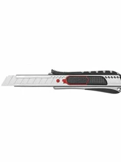 WEDO - Cutter 2-en-1, Lame: 18 Mm - Noir/rouge