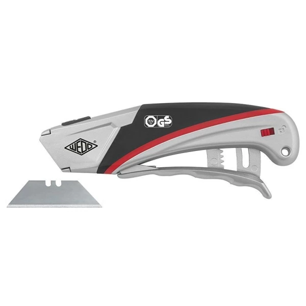 WEDO - Cutter De Sécurité Avec Pince, Lame Trapèze 1 WEDO - Cutter De Sécurité Avec Pince, Lame Trapèze