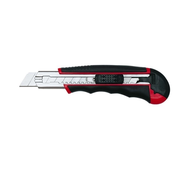WEDO - Cutter Pro Auto-Load, Lame: 18 Mm, Noir/rouge 1 WEDO - Cutter Pro Auto-Load, Lame: 18 Mm, Noir/rouge