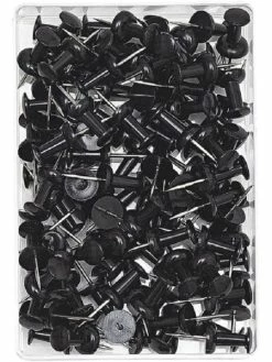 WEDO - Punaises De Signalisation, Grand Paquet - Noir