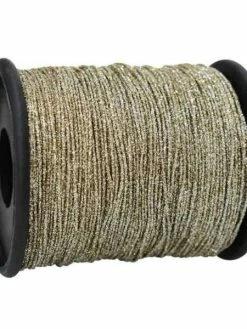 Czech Beads Exclusive 1 Bobine 250 M 1mm Lumière Or Glitter Coton Fil Et Polyester Métallique Fil Cordon Perles Broderie À