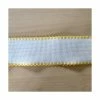 LEROY DE LA CREATION 1M Bande Aida à Broder Blanc Et Jaune - 5cm De Large
