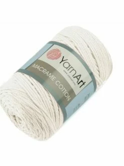 Czech Beads Exclusive 1pc 23 (752) De Crème Plus Légère Du Fil à Tricoter Macramé De Coton 250g Yarnart, Le Fil à La Main,