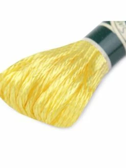 Czech Beads Exclusive 1pc 307 Vibrant Jaune Fils De Broderie Dmc Mouliné Satén, Mouline, Du Tricot, Du Crochet, De La Merc