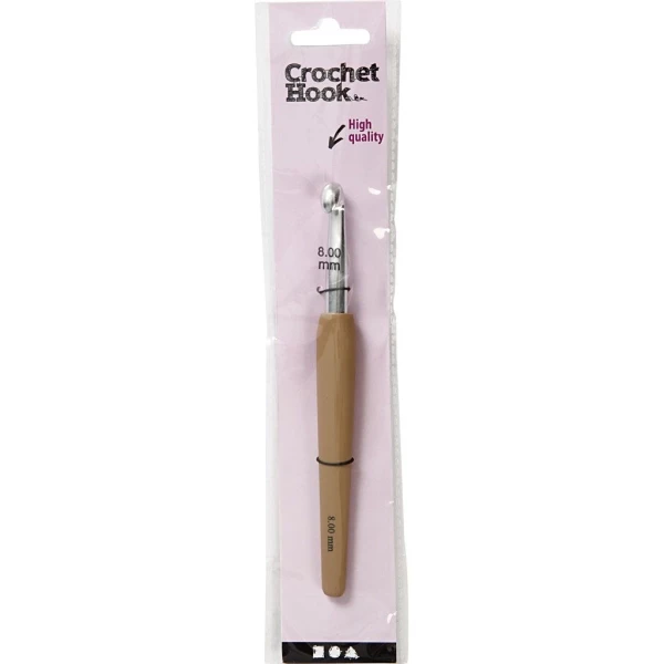 Creativ Company Aiguille à Crochet à Manche Ergonomique - N° 8 2 Creativ Company Aiguille à Crochet à Manche Ergonomique - N° 8 – Image 2