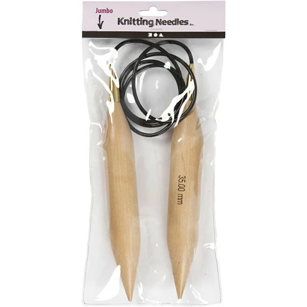 Creativ Company Aiguilles Circulaires En Bois - 150 Cm - N°35 2 Creativ Company Aiguilles Circulaires En Bois - 150 Cm - N°35 – Image 2
