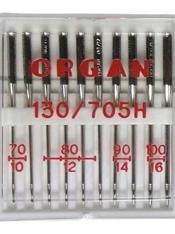 Creativ Company Aiguilles De Machine à Coudre - N° 70, 80, 90, 100 - 10 Pcs