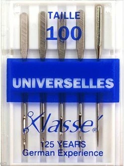 Klassé Aiguilles Pour Machine - Acier - Taille 100 - Universelles - 5 Pcs