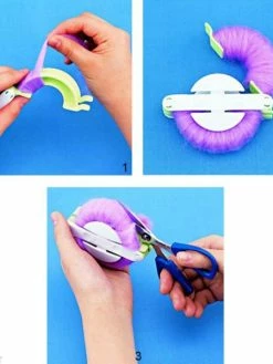 Appareil à Pompons Grand 6,5 Et 8,5 Cm Clover X 2 -V-Zug shop appareil a pompons grand 65 et 85 cm clover x 2 p 3