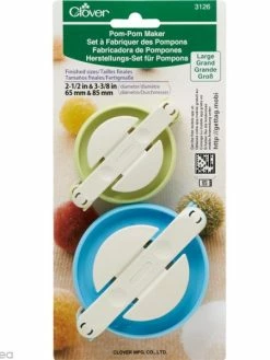 Appareil à Pompons Grand 6,5 Et 8,5 Cm Clover X 2 -V-Zug shop appareil a pompons grand 65 et 85 cm clover x 2 p 4
