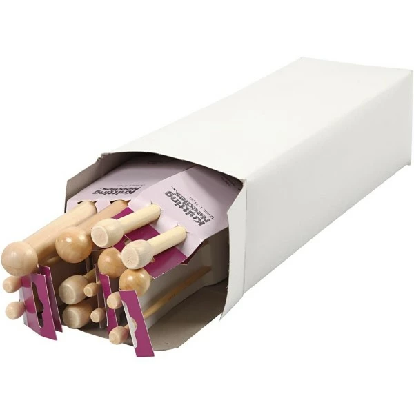 Creativ Company Assortiment D'aiguilles à Tricoter En Bambou - N°2,5 à 20 - 16 Paires 3 Creativ Company Assortiment D'aiguilles à Tricoter En Bambou - N°2,5 à 20 - 16 Paires – Image 3