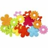 Creativ Company Assortiment De Fleurs En Feutrine - Environ 3 Cm - 16 Pcs