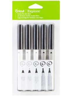 Assortiment De Stylos Multi-Usages - Noir - Cricut Maker - 5 Pcs