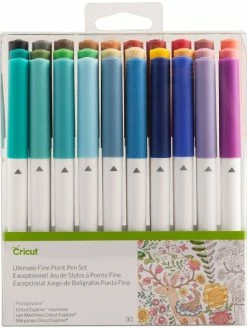 Assortiment Feutres Premium - Pointe Fine 0,4 Mm - Cricut Maker - 30 Pcs