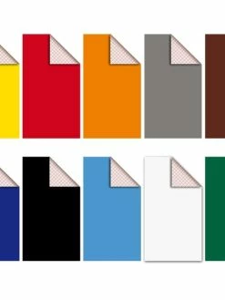 Sodertex Assortiment Feutrine Adhésive Polyester 1,3 Mm 25 X 45 Cm - 10 Coupons