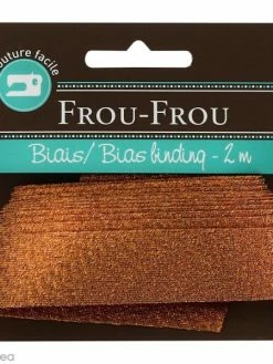 Frou Frou Biais Brillant Frou-Frou - Cuivré - 2 M
