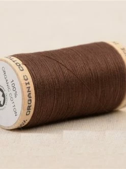 MDC Bobine De Fil 100% Coton Bio 275m Marron Chocolat