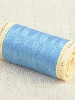 MDC Bobine De Fil Coton Pima Oeko Tex 600m Bleu Aquamarine