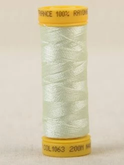 MDC Bobine Fil à Broder 100% Viscose 200m - Blanc Gris C63