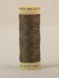 MDC Bobine Fil Coton 90m Fabriqué En France - Beige Moye C73