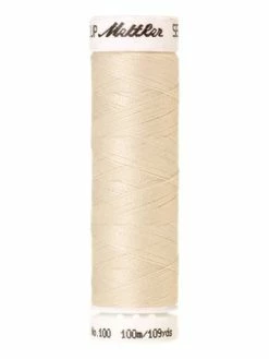 Bobine Fil Seralon Mettler Amann Polyester 100m Blanc - 0778