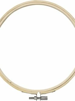 Creativ Company Cadre Tambour Broderie 2 En 1 - Rond En Bois - 15 Cm