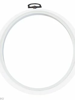 DMC Cadre Tambour Broderie - Rond Blanc à Broder - 17,5 Cm