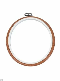 DMC Cadre Tambour Broderie - Rond Effet Bois à Broder - 13 Cm