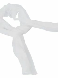 Creativ Company Carré De Soie à Customiser - Blanc - 45 X 180 Cm